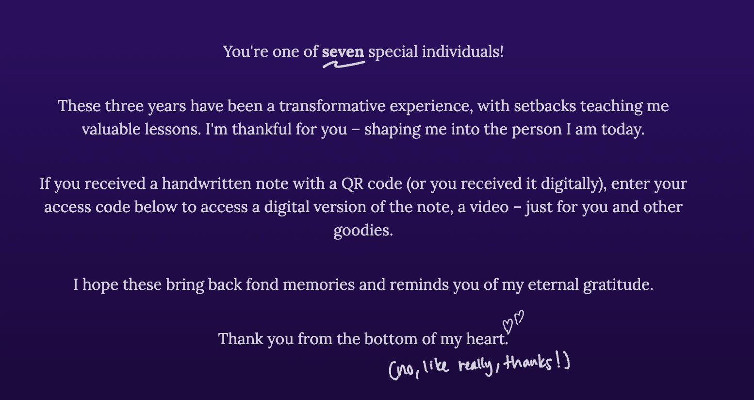 I Built a Private Graduation Website for My Friends (For $0)